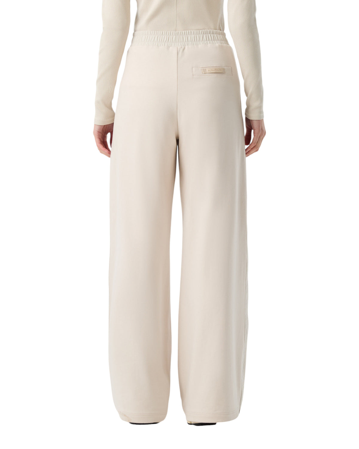 AlphaTauri Damenhose mit weitem Bein beige Bild 4