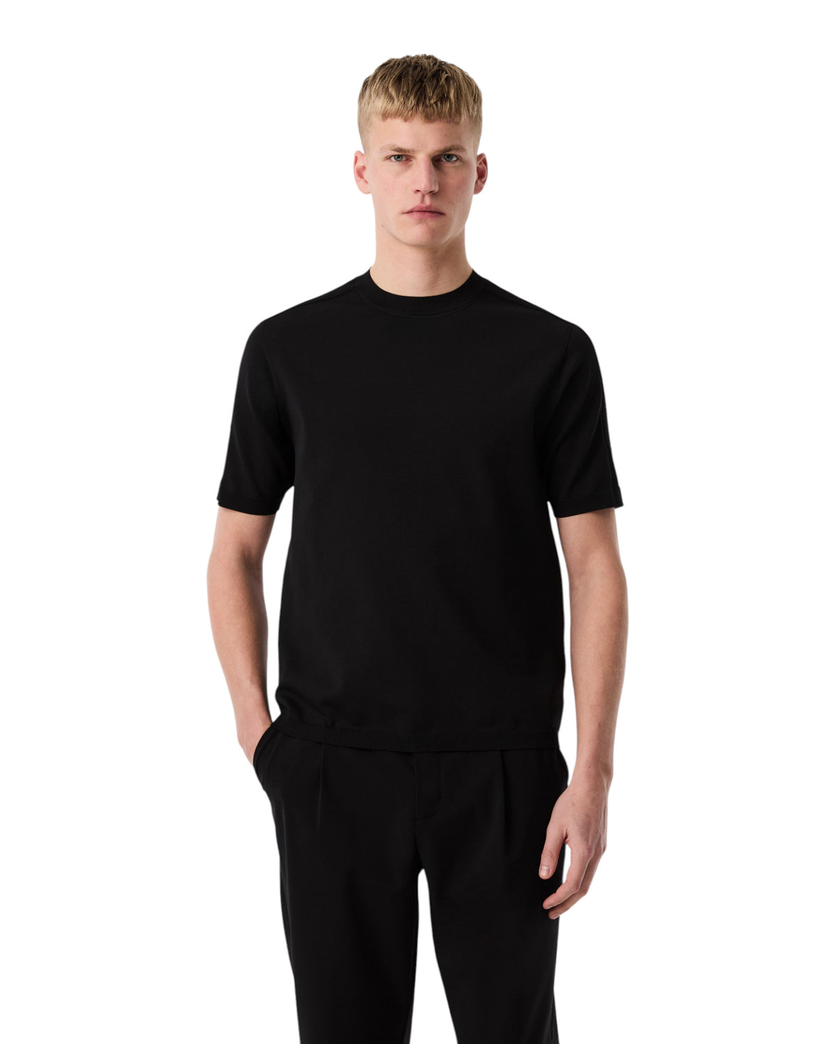 AlphaTauri FARIS Herren-Strick-T-Shirt - AlphaTauri - MEINFREUDENHAUS