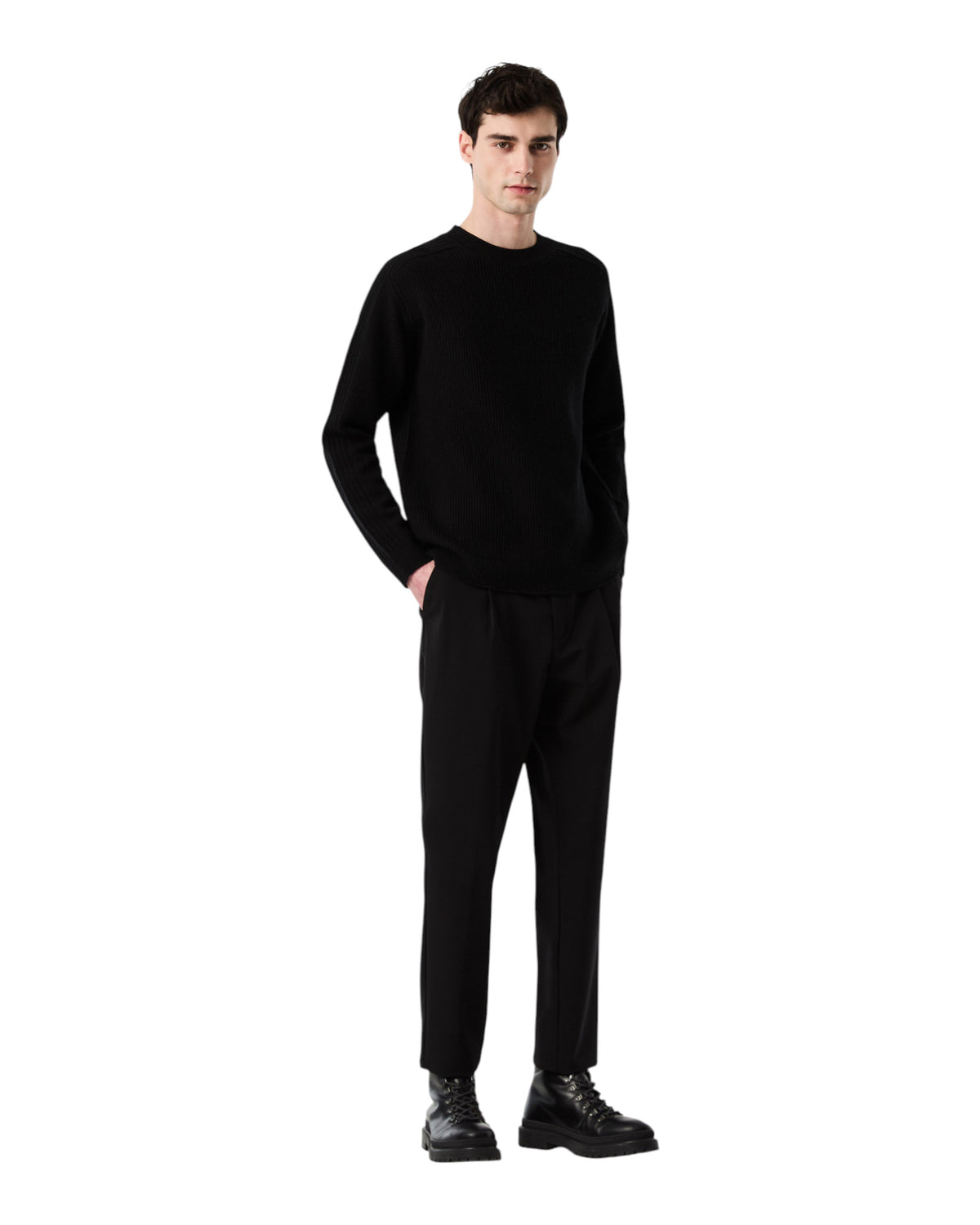 AlphaTauri FREIMS Herrenpullover Dunkelgrau meliert Bild 12