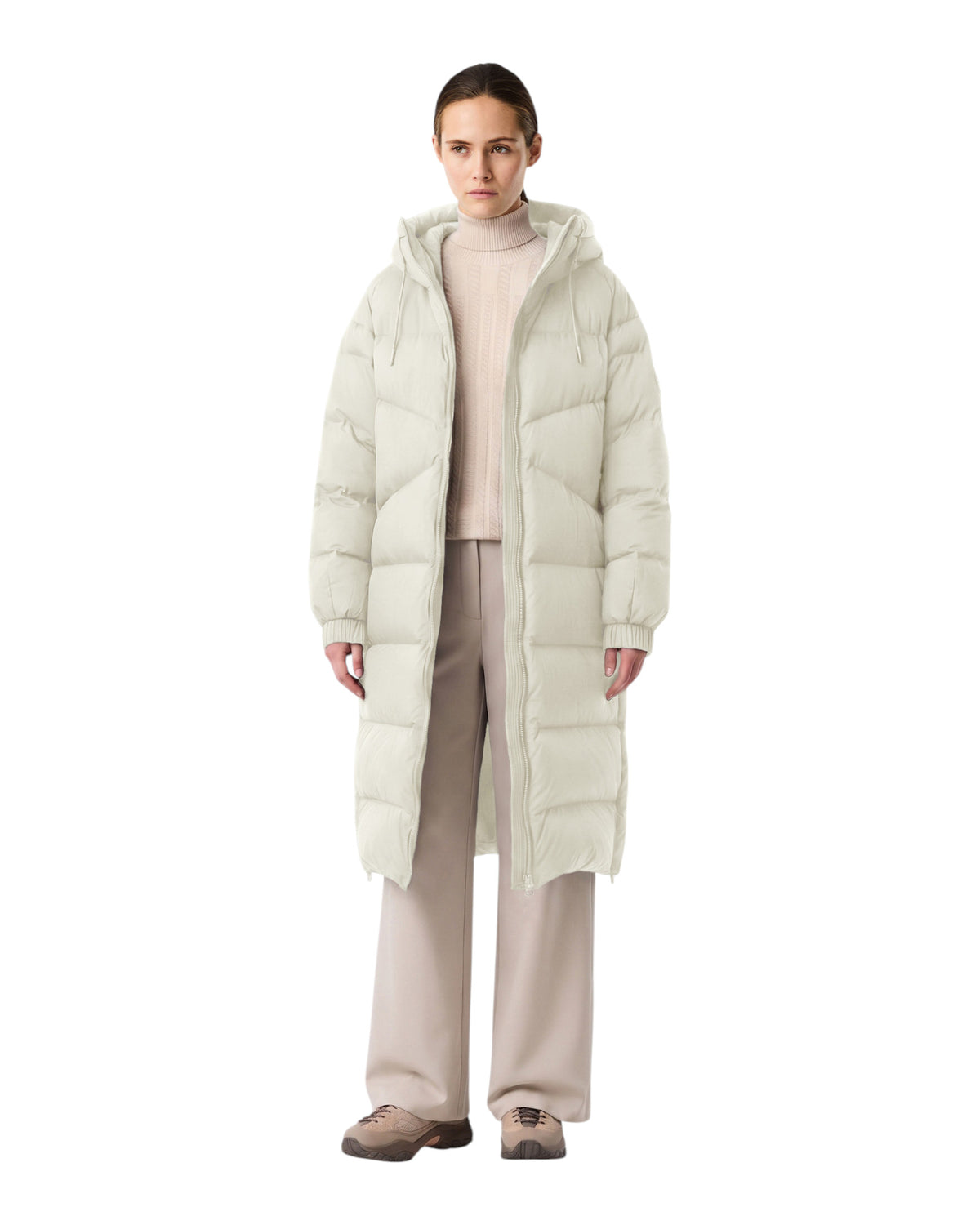 AlphaTauri OMINI Women's Quilted Coat yellow/grey Image 5