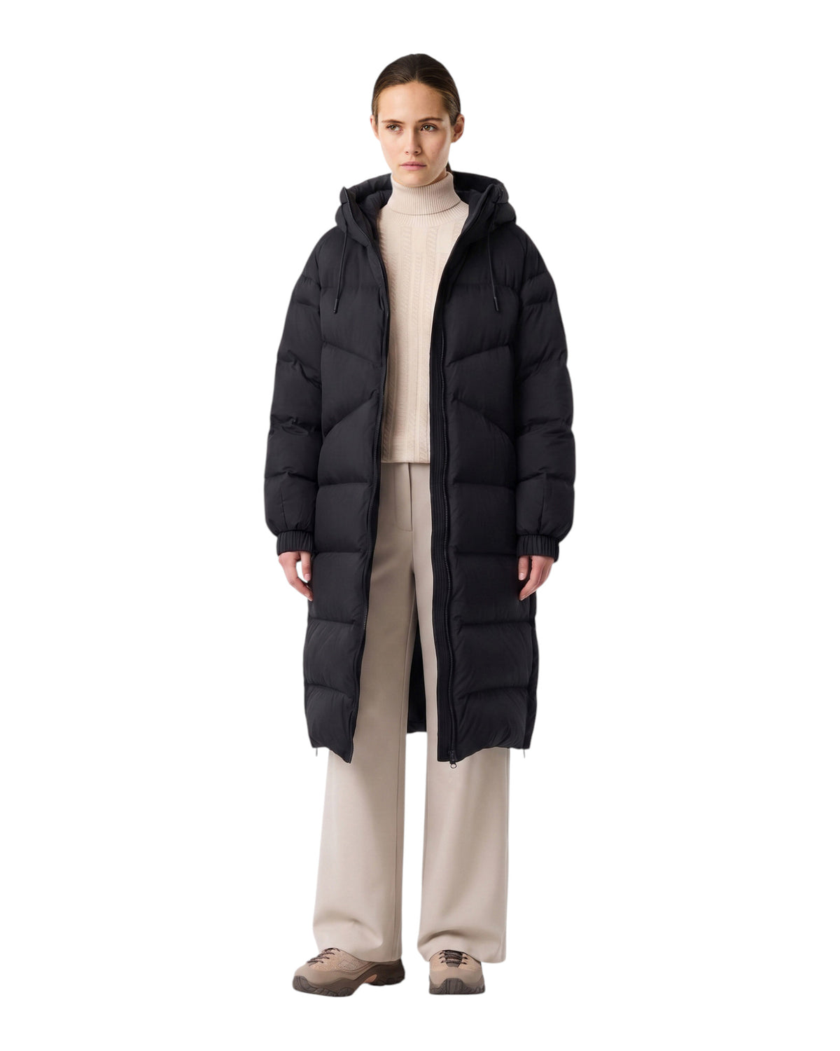 AlphaTauri OMINI Women's Quilted Coat yellow/grey Image 9
