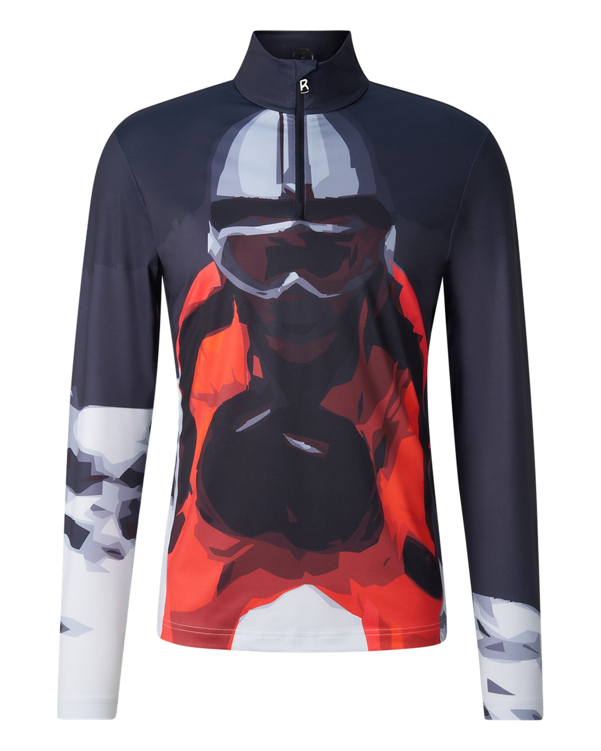 Bogner VERTI Herren-Baselayer rot/grau Bild 1