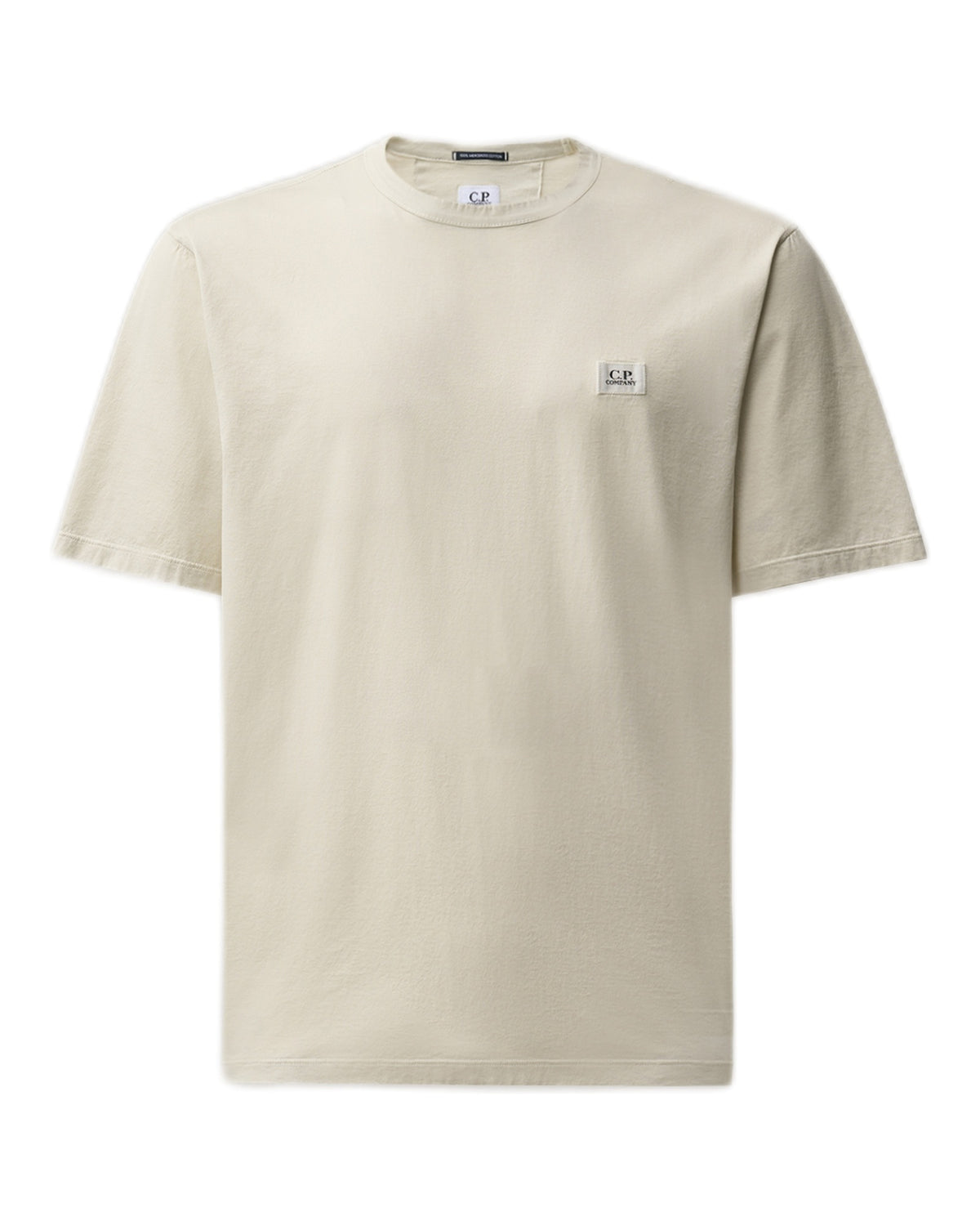 C.P. Company Mercerized Jersey Herren-T-Shirt beige Bild 1