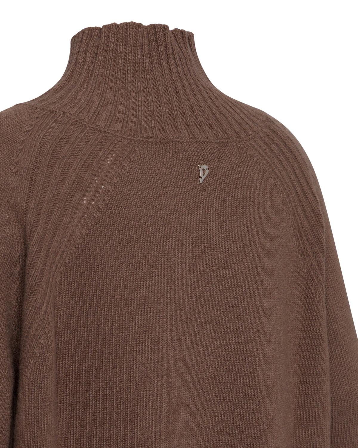 Dondup Damen-Rollkragenpullover aus Wolle und Kaschmir dunkelbraun Bild 2