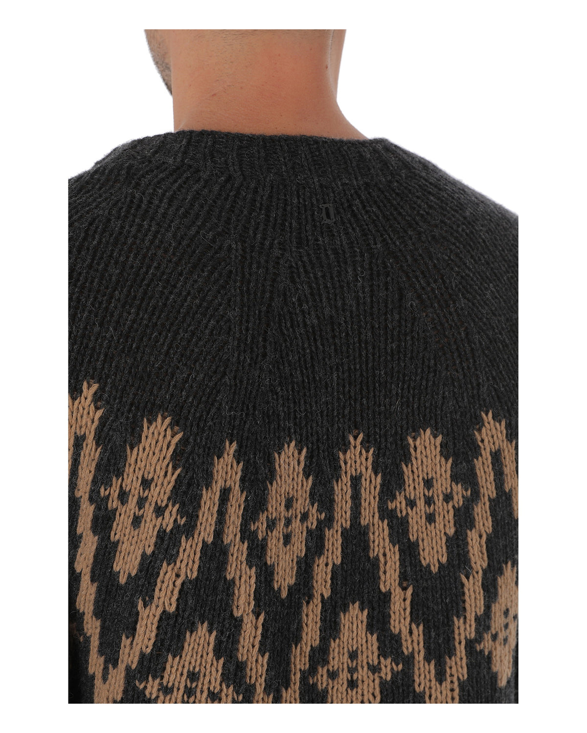 ROUND-NECK SWEATER dunkelgrau - Dondup - MEINFREUDENHAUS