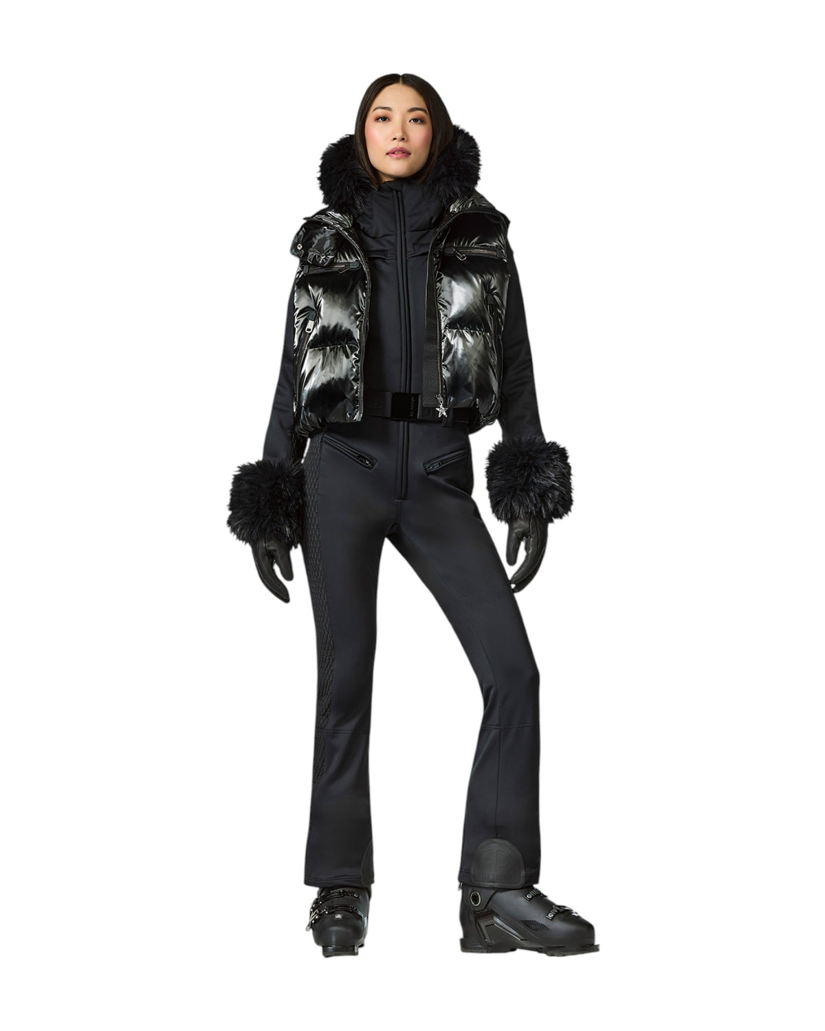 Goldbergh ÉCLAT Damen-Weste schwarz Bild 3
