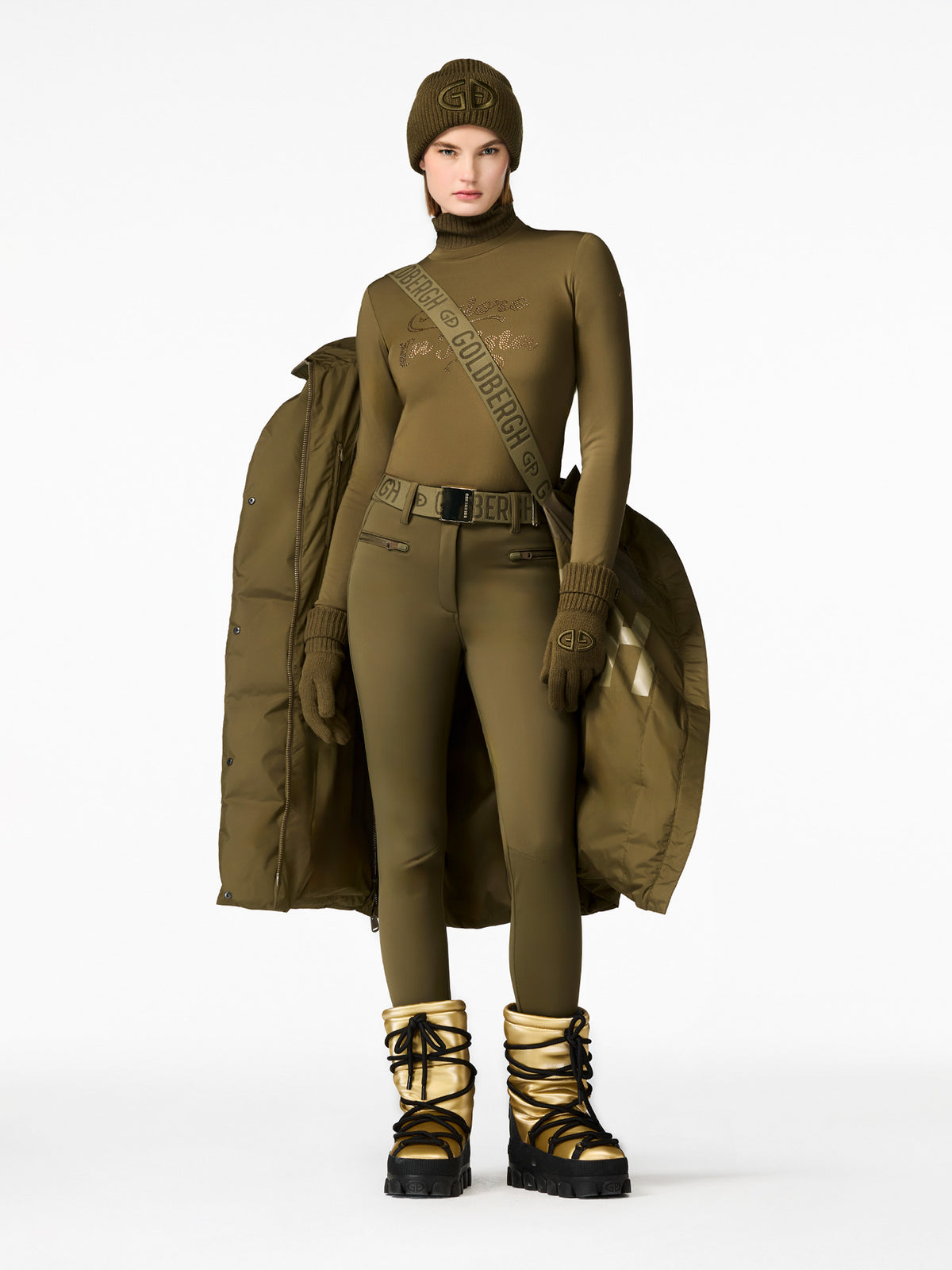 Goldbergh Francesca Baselayer Damen olive Bild 3