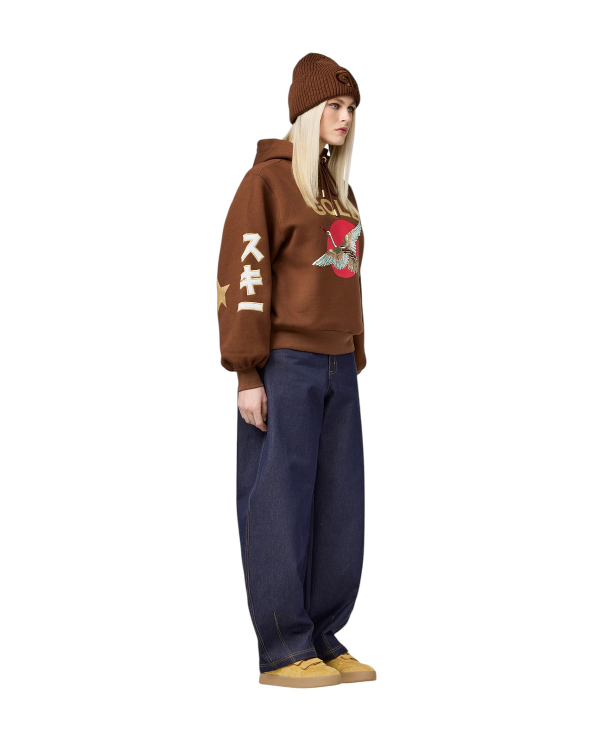 Goldbergh TOBU Damen-Kapuzenpullover dunkelbraun Bild 6