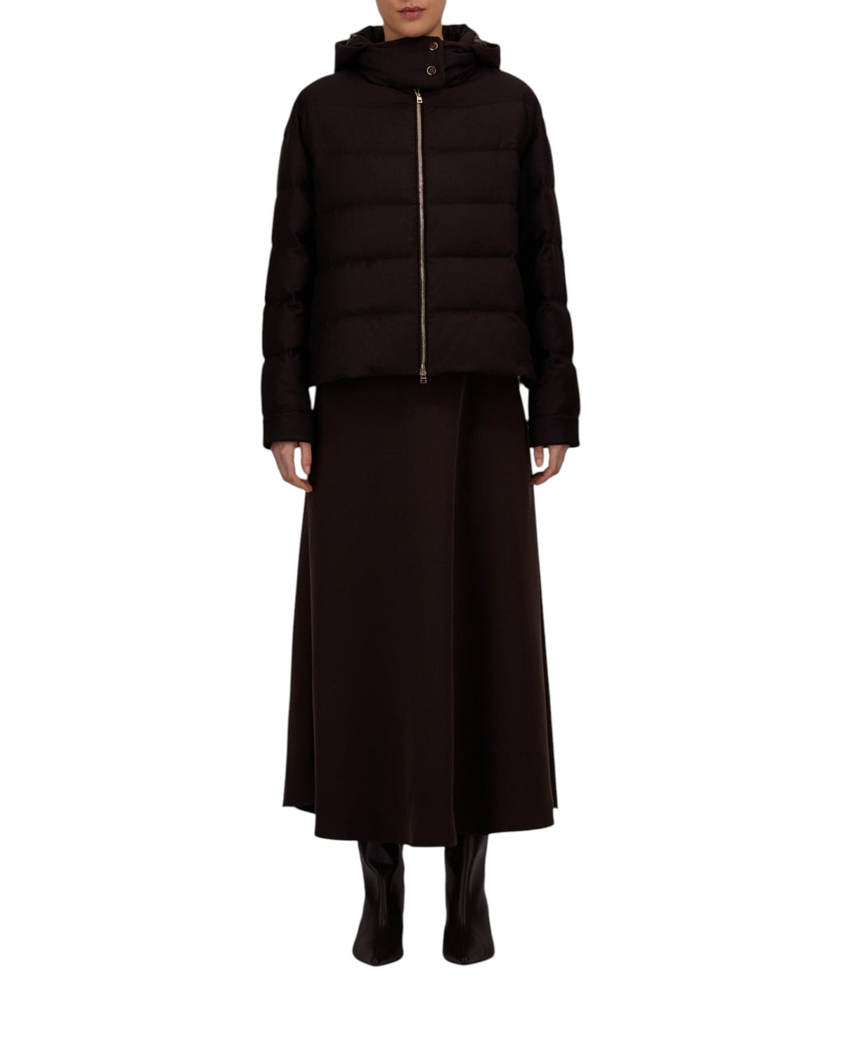 Herno Crepe-Satin Damen-Rock - Herno - MEINFREUDENHAUS