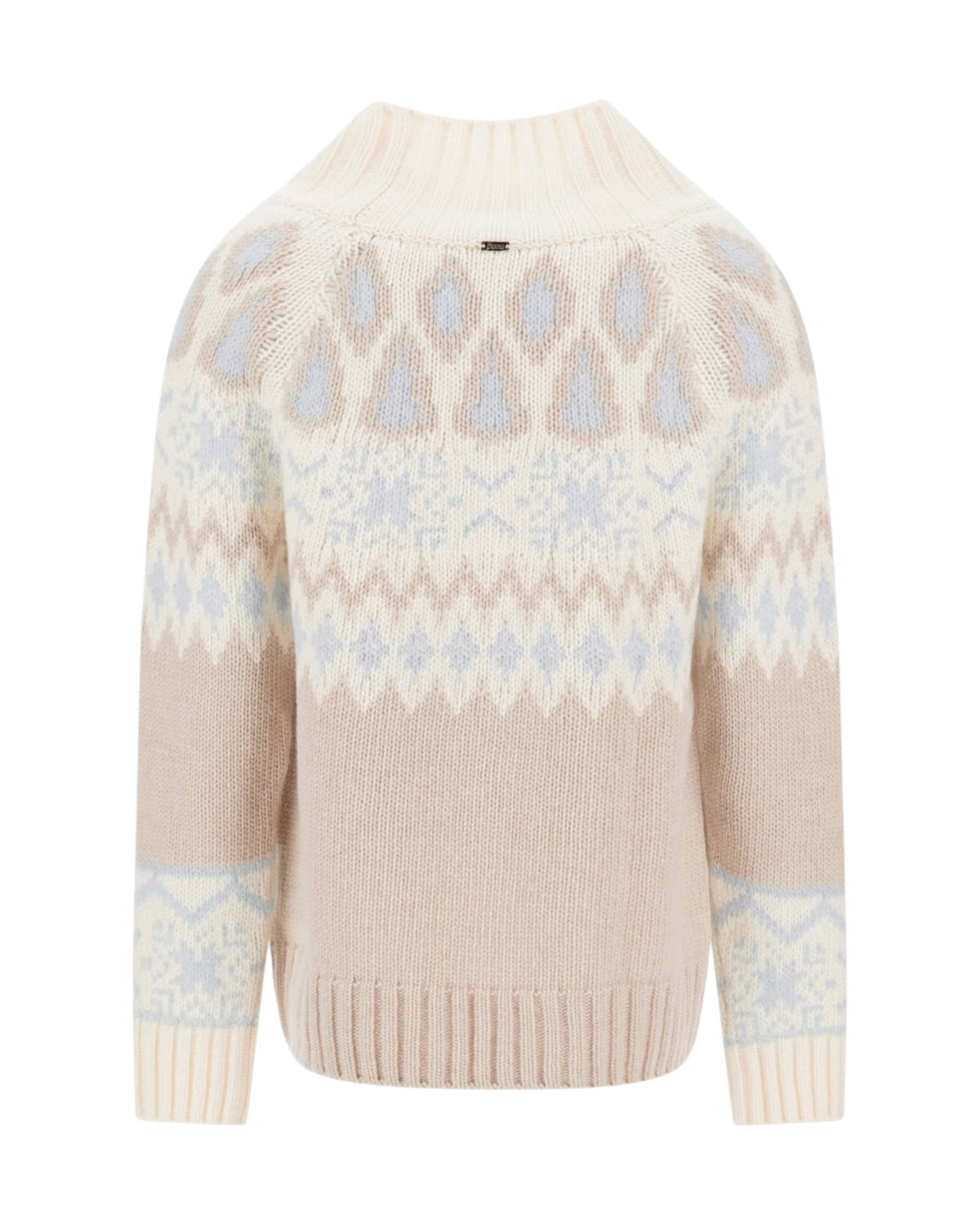 Herno Norweger Jacquard Damen-Strickpullover - Herno - MEINFREUDENHAUS