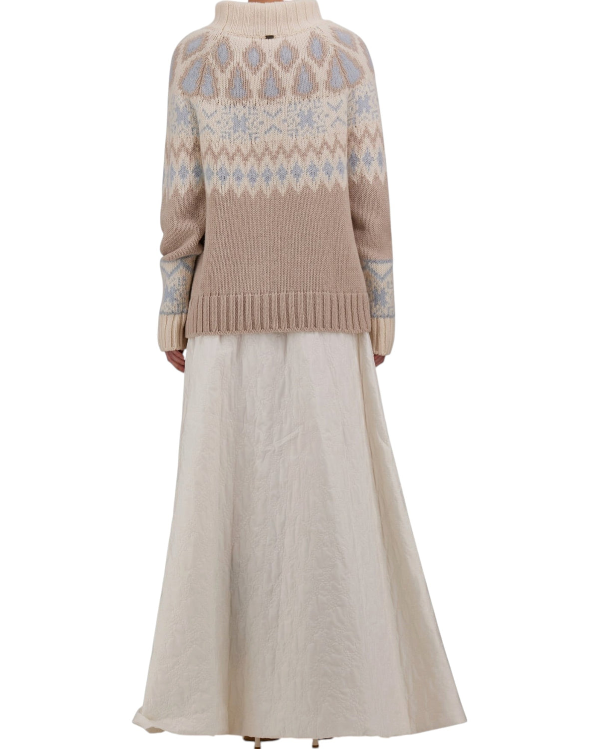 Herno Norweger Jacquard Damen-Strickpullover - Herno - MEINFREUDENHAUS