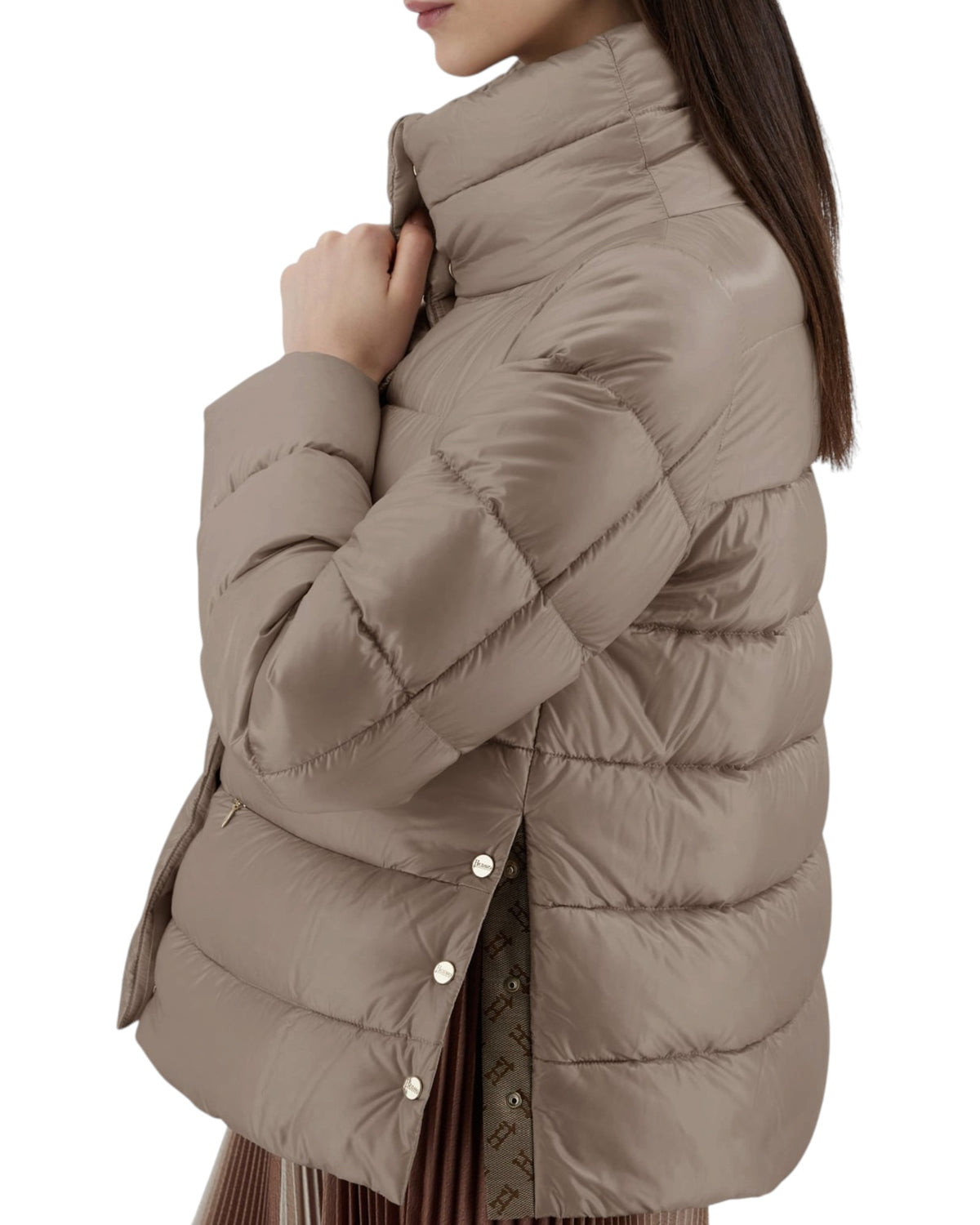 Herno Nylon Ultralight Damen-Daunencape - Herno - MEINFREUDENHAUS