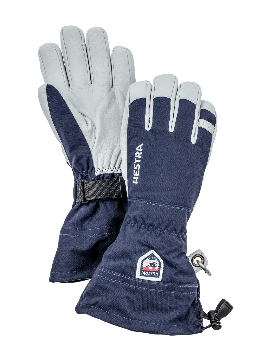 Hestra ARMY LEATHER HELI SKI 5 FINGER Herren-Skihandschuhe schwarz Bild 3