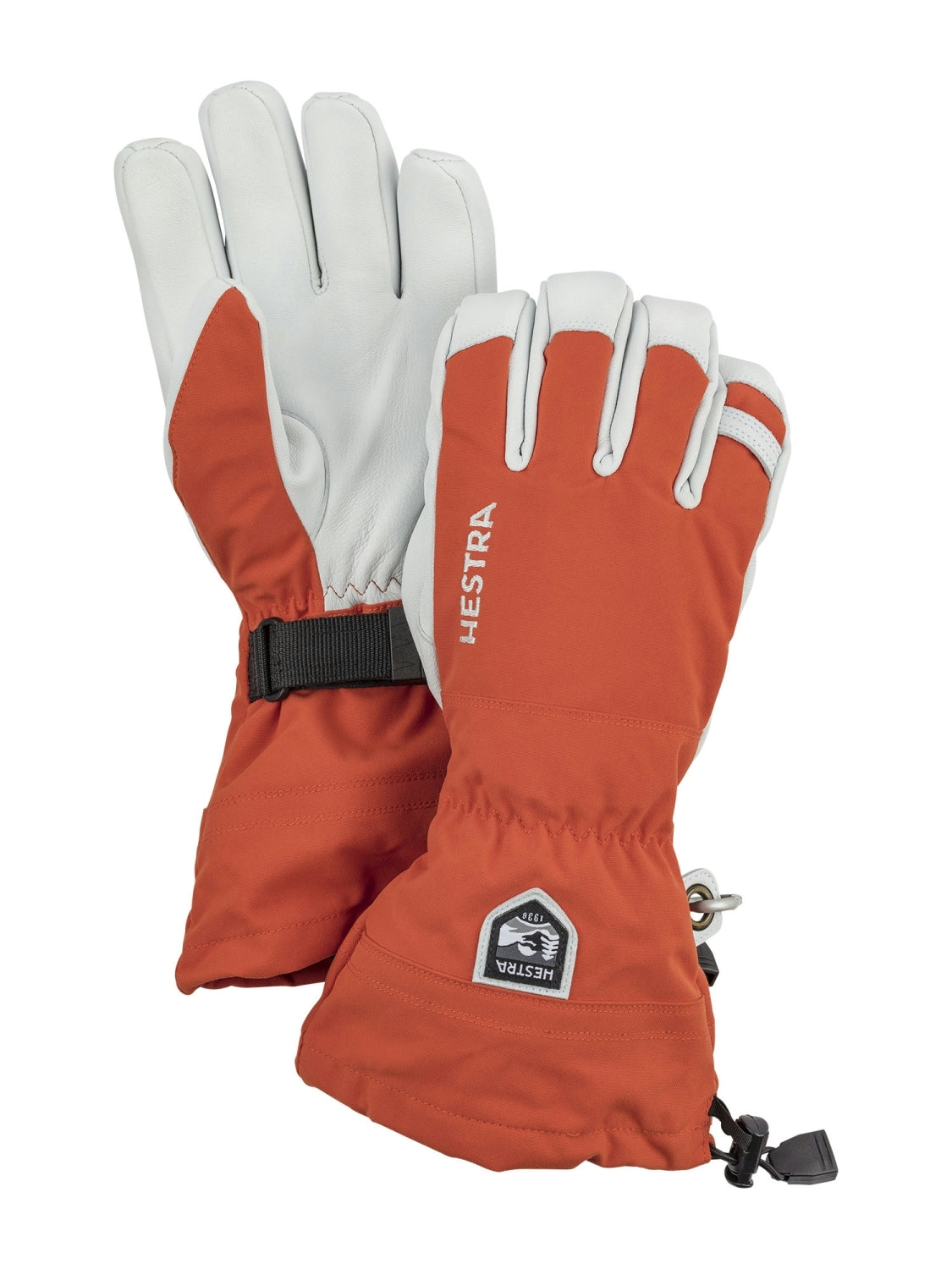 Handschuh ARMY Leather Heli Ski orange Bild 1