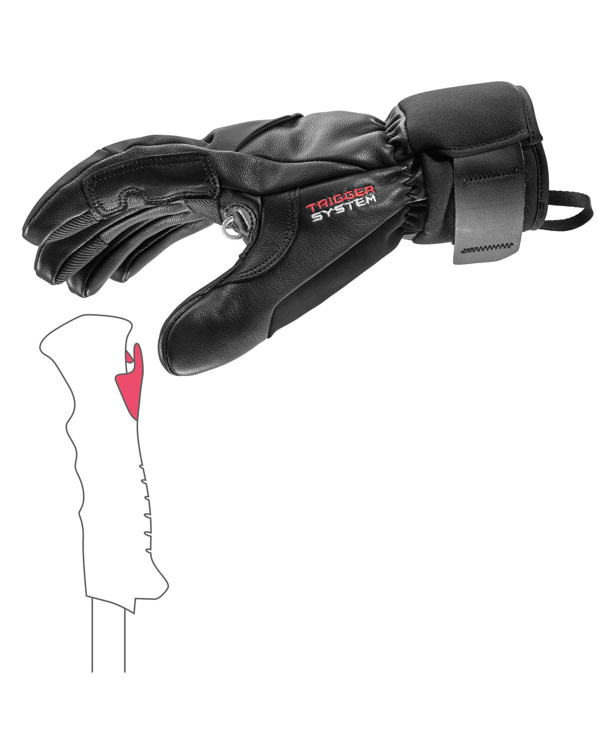 LEKI HEVON 3D Unisex-Skihandschuhe schwarz Bild 2