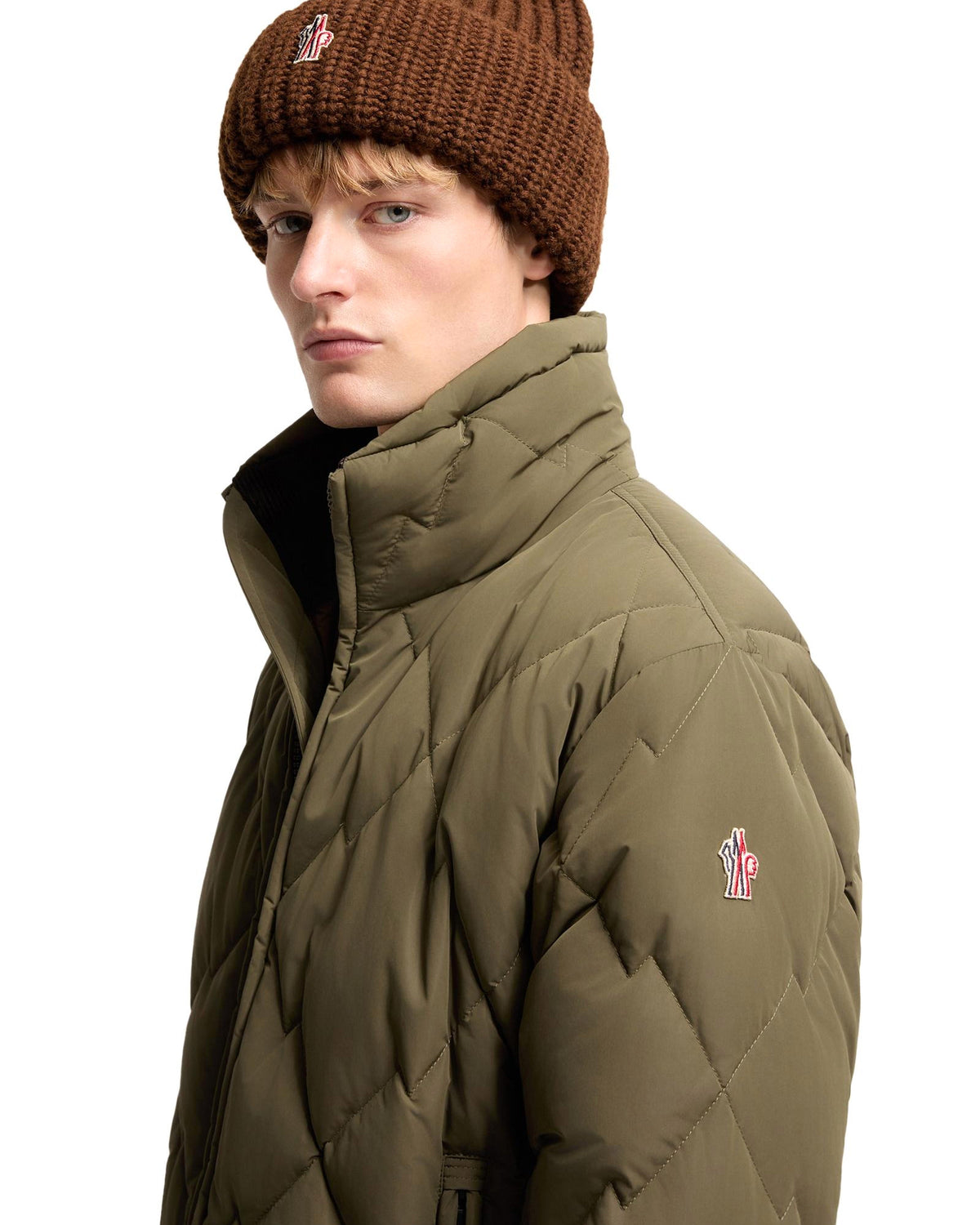 Moncler BRAMANS Herren-Daunenjacke olive Bild 3