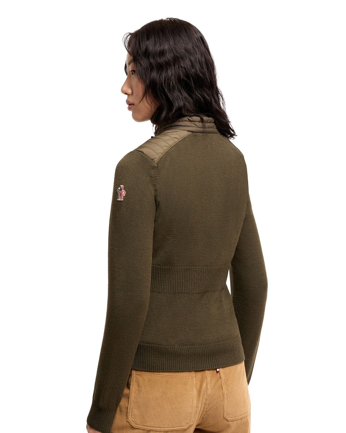 Moncler GRENOBLE Damen-Daunenstrickjacke Beige Bild 11