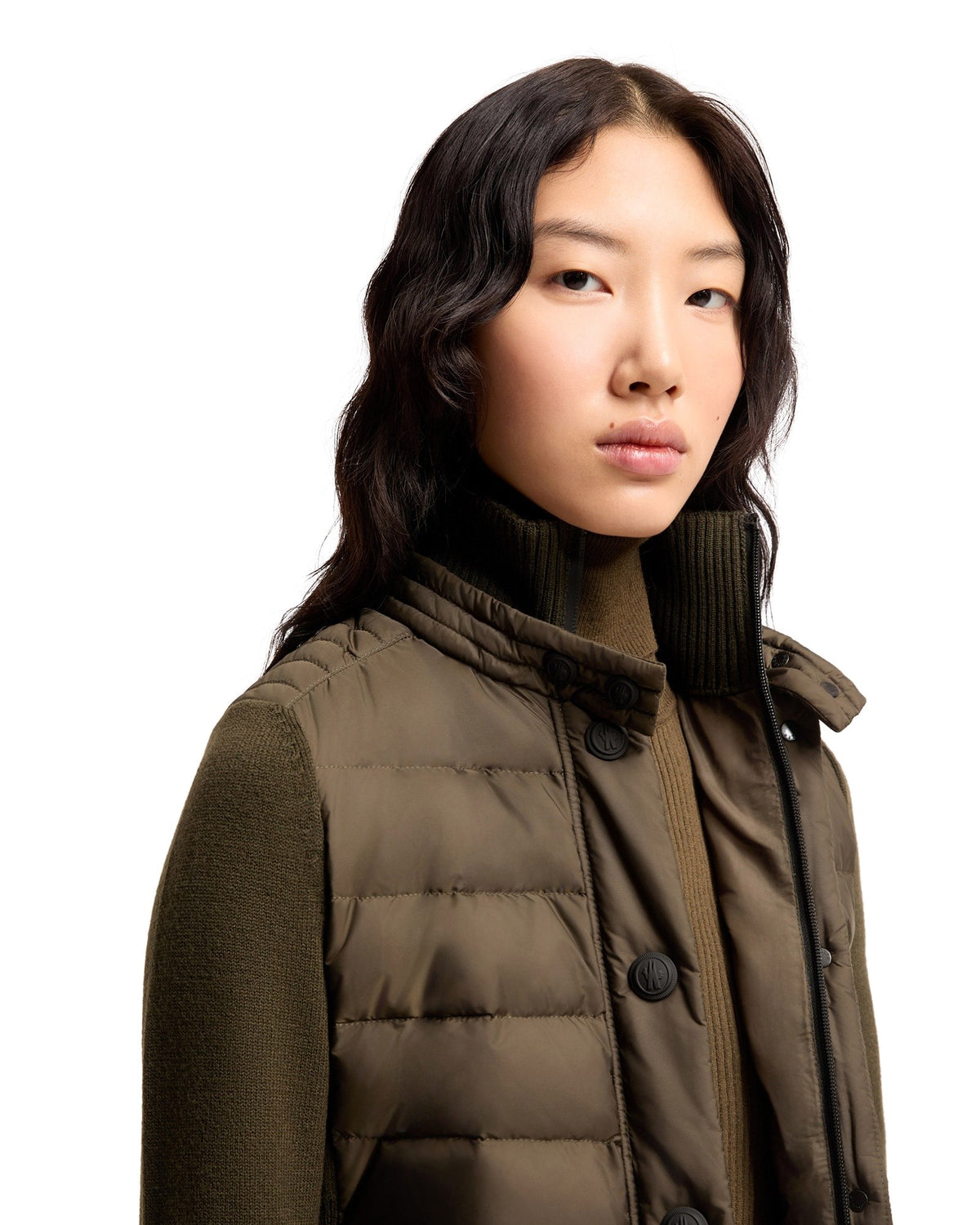 Moncler GRENOBLE Damen-Daunenstrickjacke Beige Bild 12