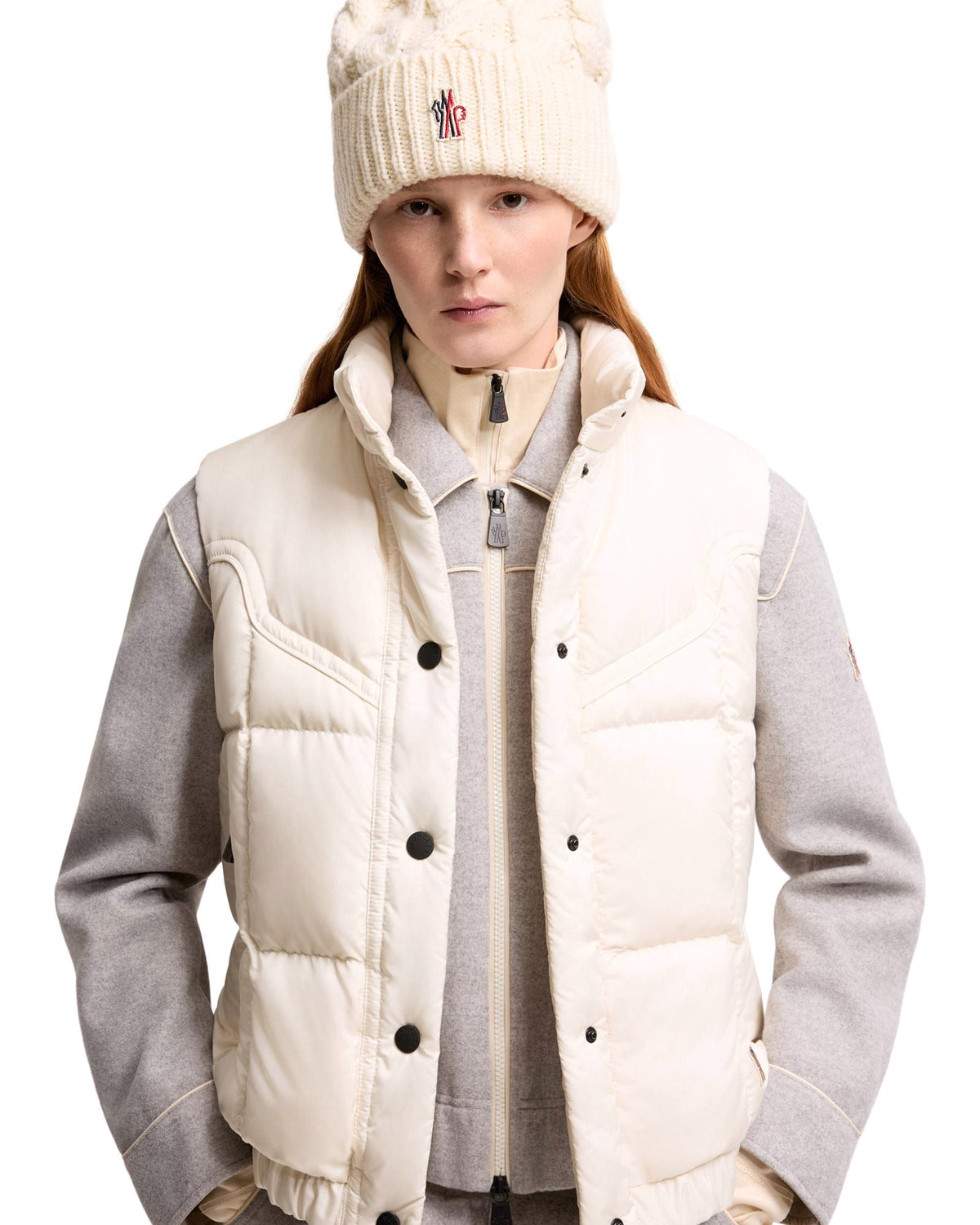 Moncler GRENOBLE Damen-Zopfstrickmütze - Moncler - MEINFREUDENHAUS