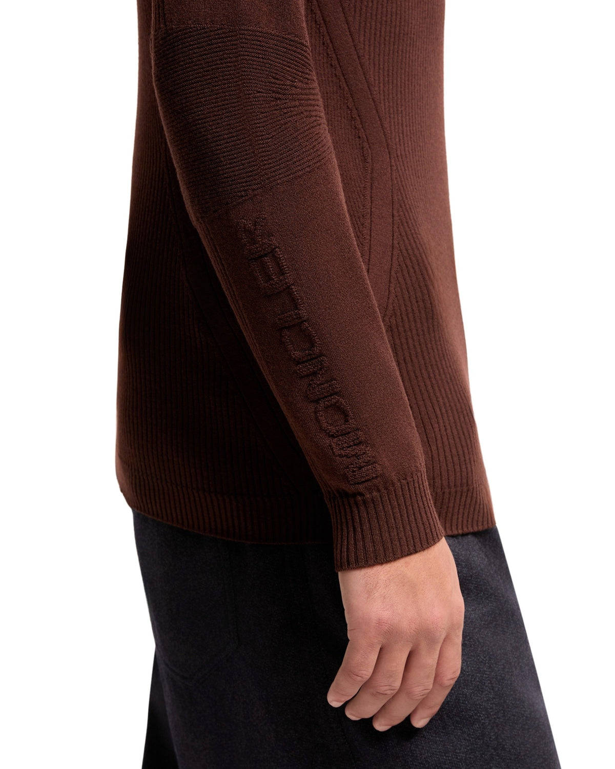 Moncler GRENOBLE Herren-Rollkragenpullover Braun Bild 6