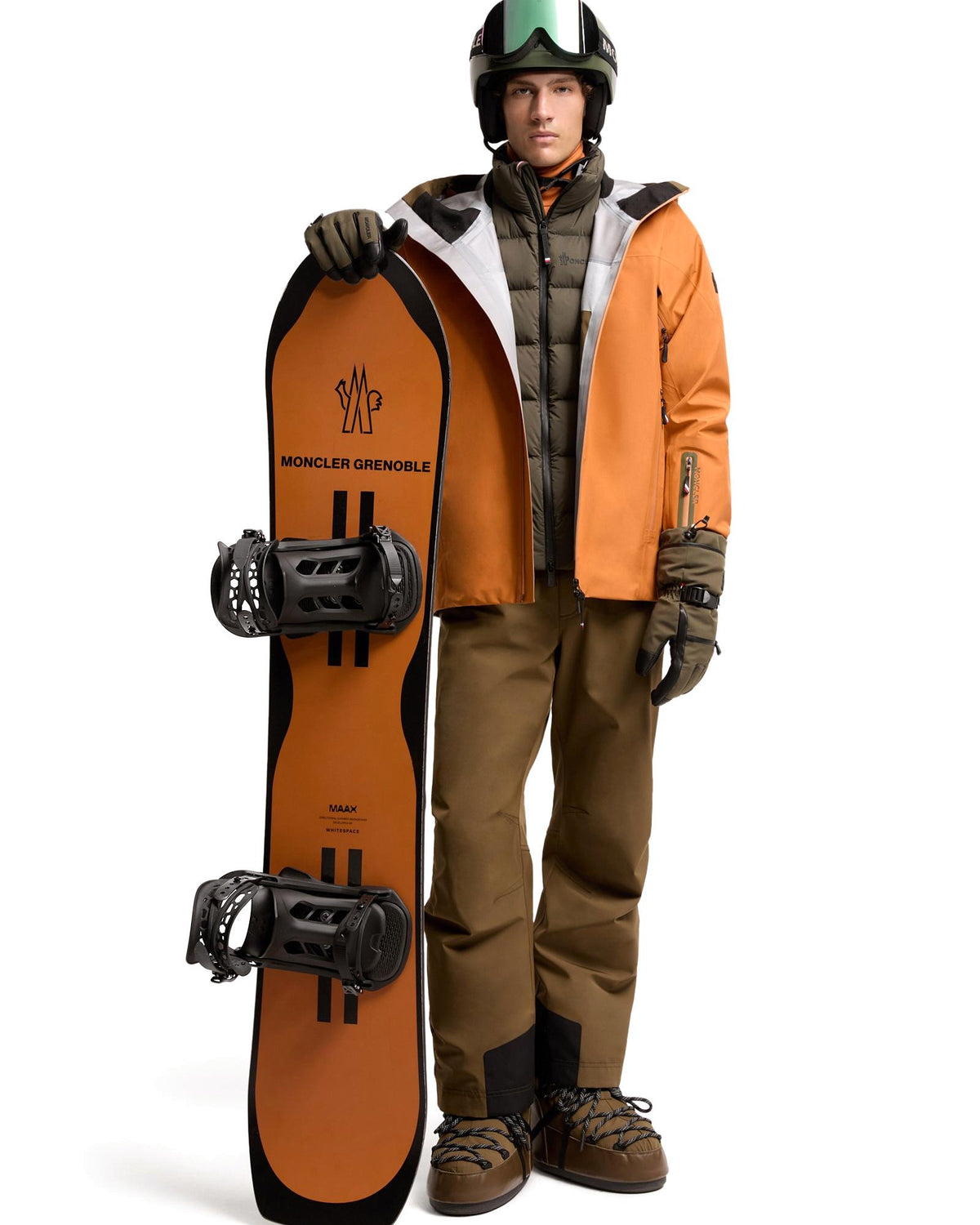 Moncler HINTERBURGS Herren-Skijacke beige Bild 12