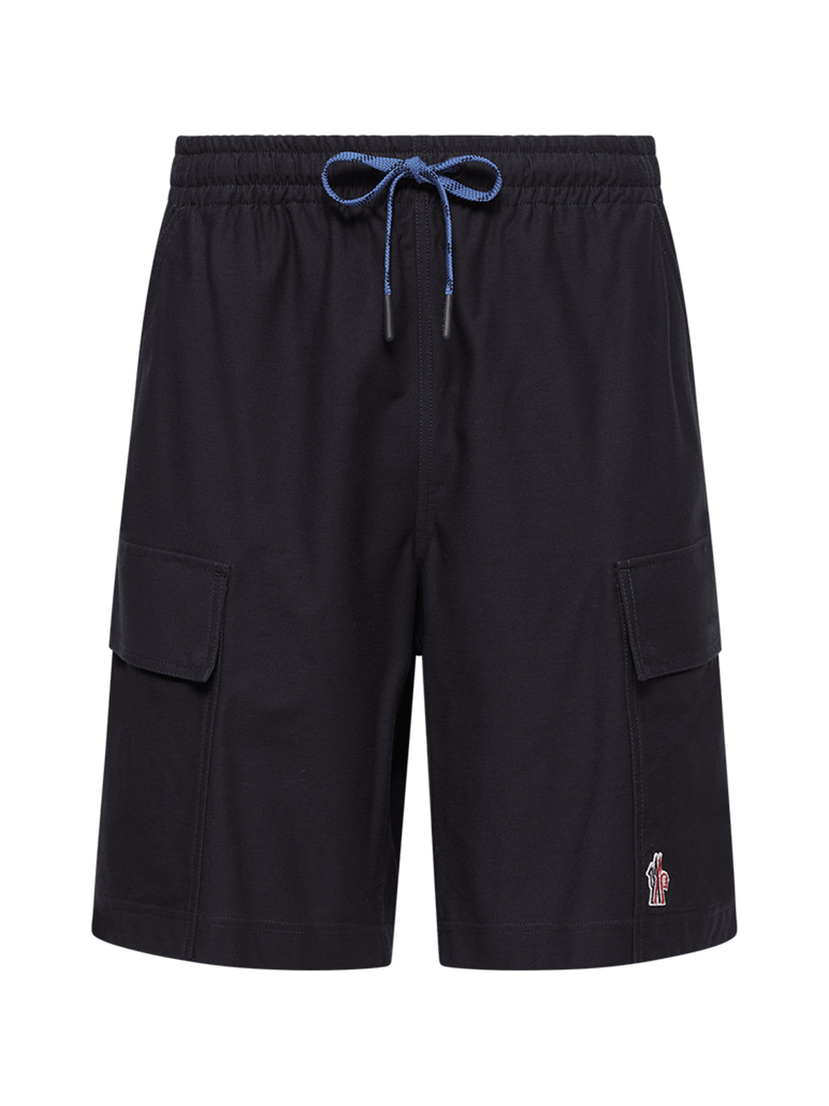 Moncler Logo Patch Shorts Herren dunkelblau dunkelblau Bild 1