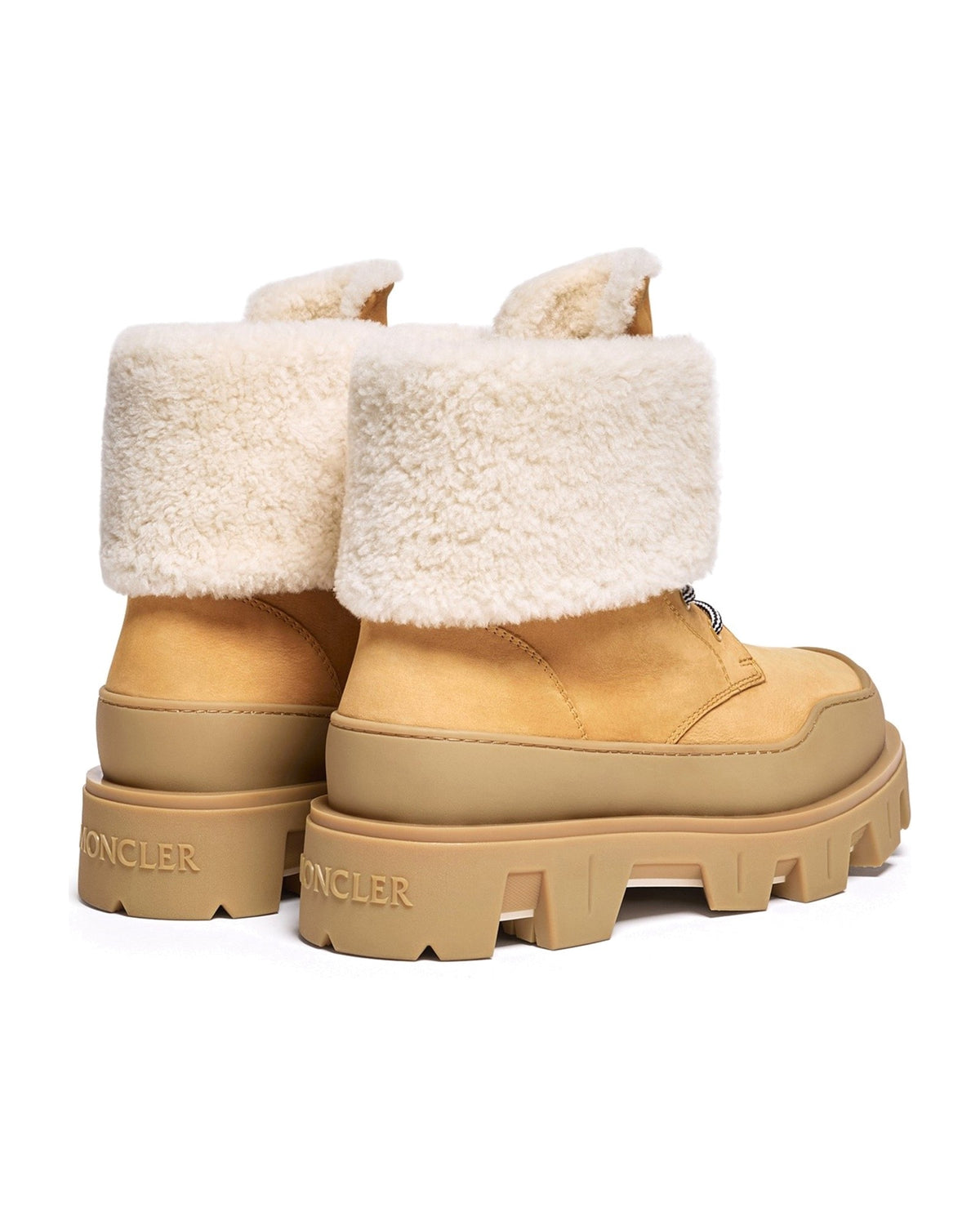 Moncler PEAK SNOWCAP Damen-Stiefeletten Dunkelgelb Bild 5