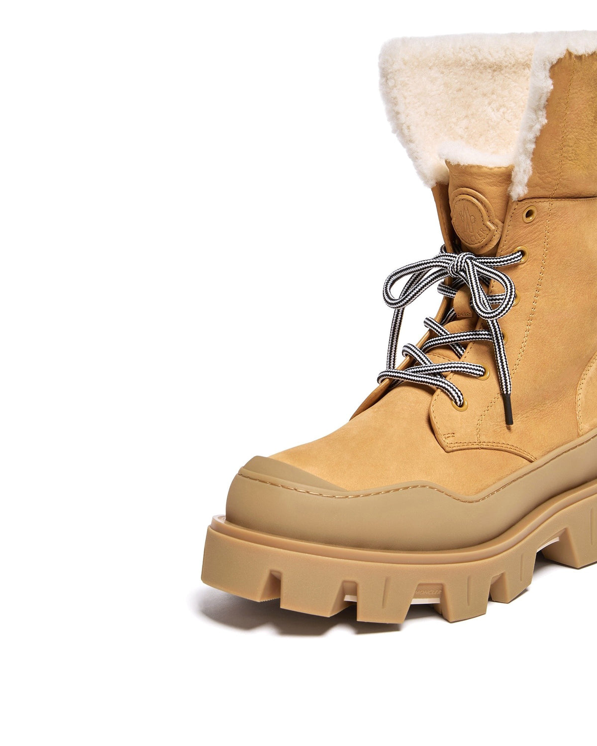 Moncler PEAK SNOWCAP Damen-Stiefeletten Dunkelgelb Bild 7