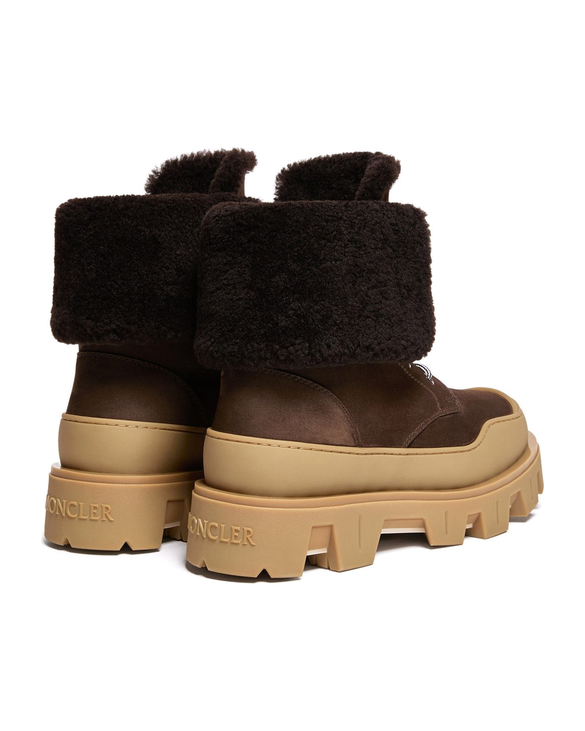 Moncler PEAK SNOWCAP Damen-Stiefeletten Dunkelgelb Bild 12