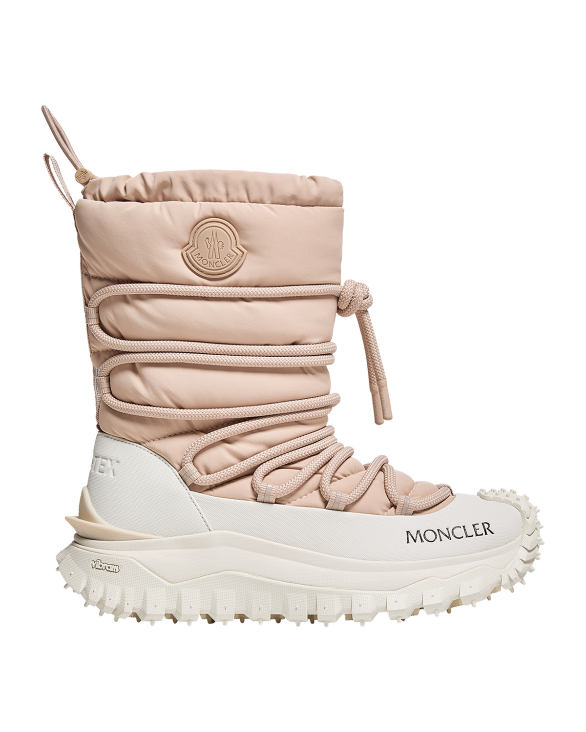 Moncler TRAILGRIP APRES HIGH Damen-Stiefel Naturbeige Bild 1