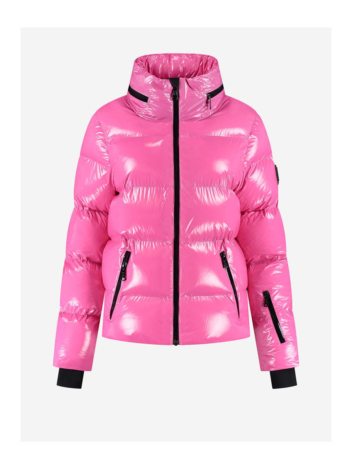 Nikkie Gstaad Lack Skijacke Damen pink pink Bild 1
