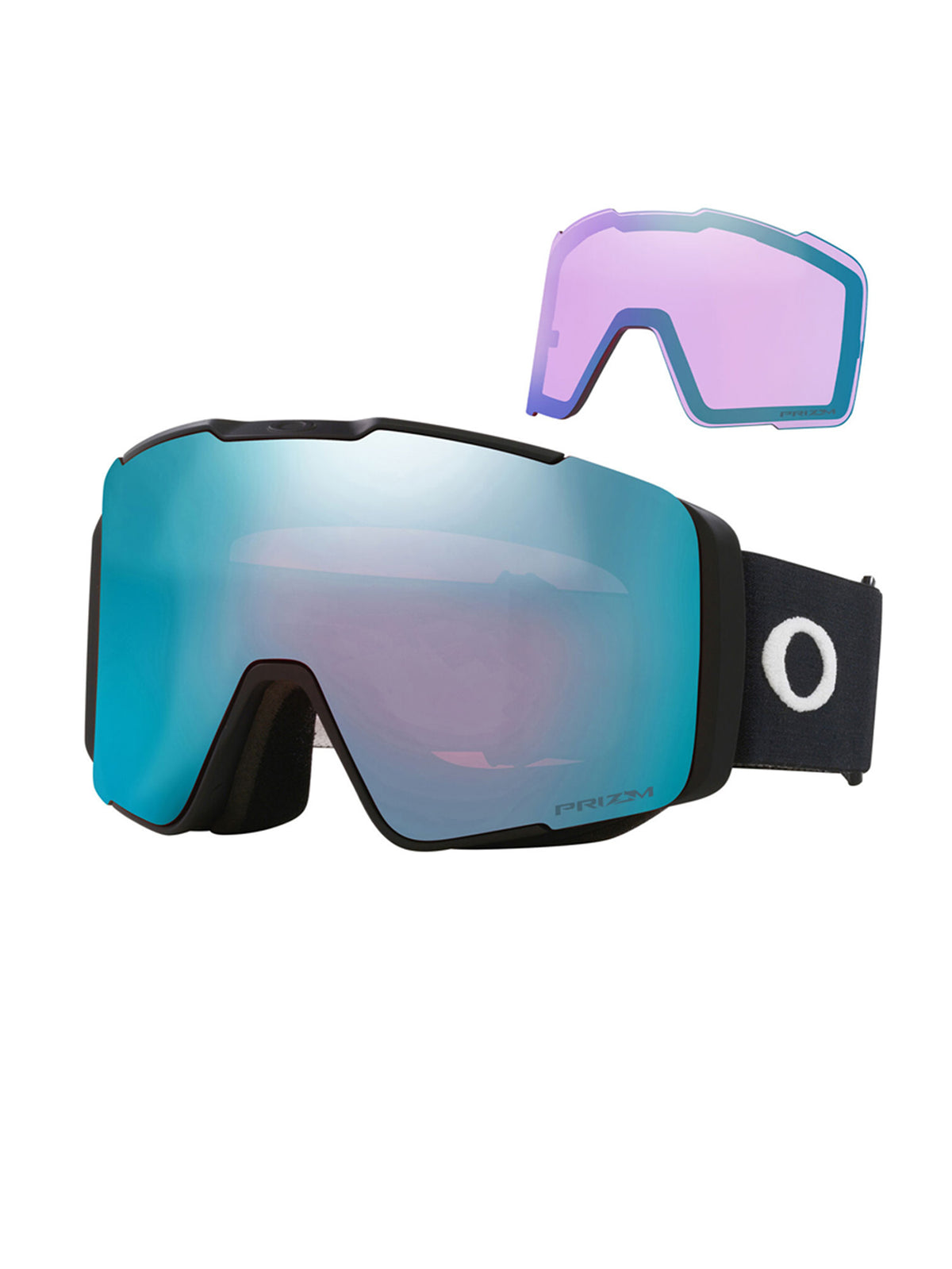 Oakley Line Miner Pro M Men's Ski Goggles White/Light Blue - Oakley - MEINFREUDENHAUS