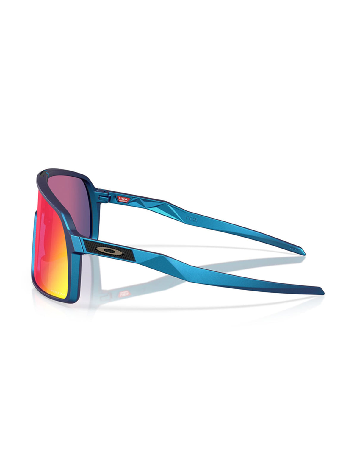 Oakley Sutro Sonnenbrille Herren dunkelblau/rot Matte Cyan / Blue Colorshift / Prizm Road Bild 5