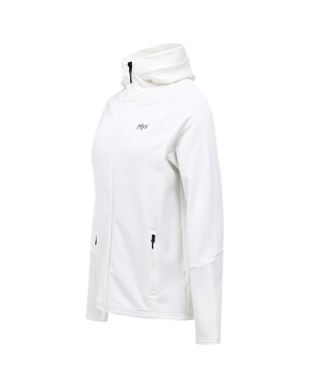 Peak Performance 40Y Rider Zip Hood Herren-Fleecejacke weiss Bild 3