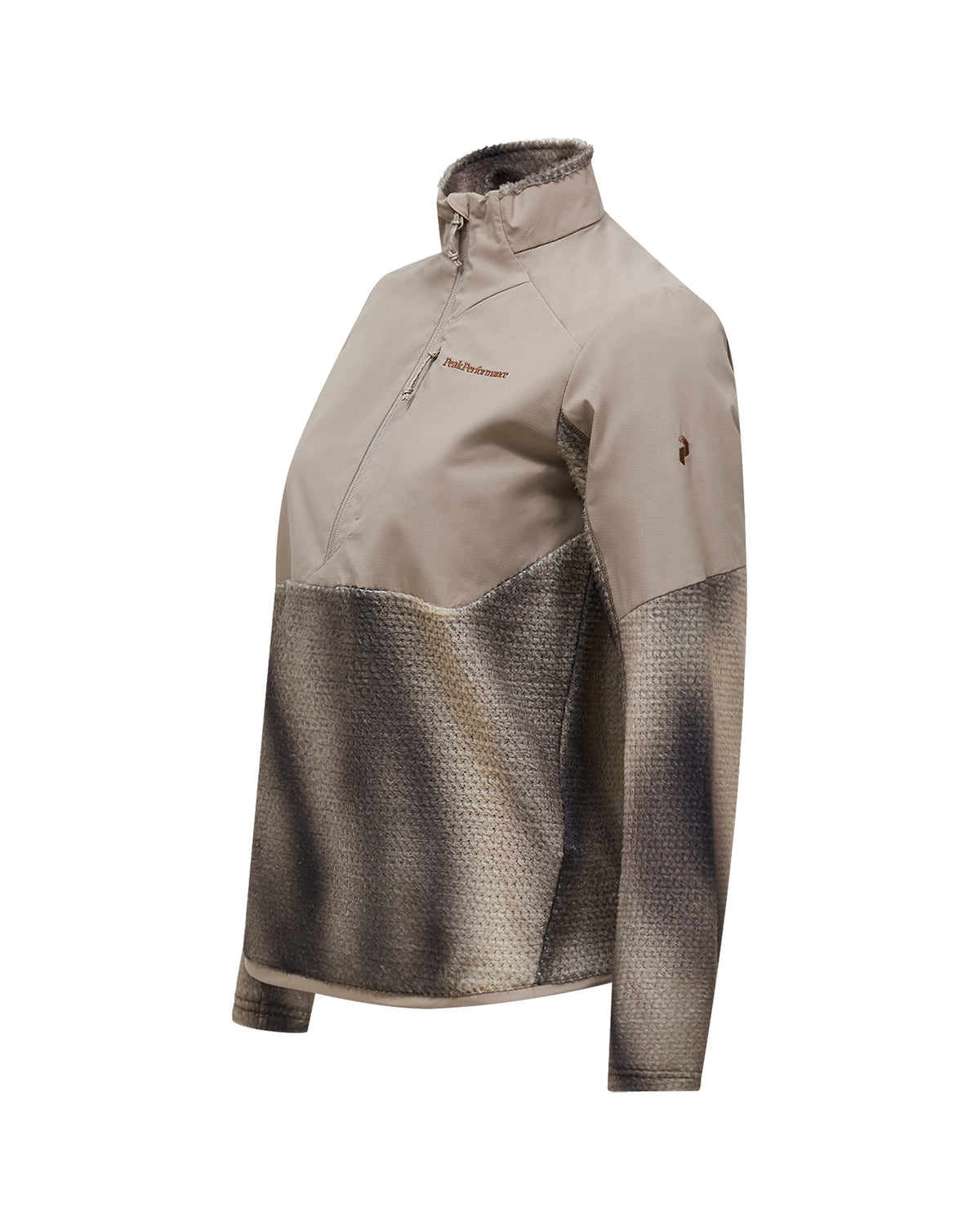 Peak Performance AOP Freelight Alpha Half Zip Damen-Midlayer grau/braun Bild 3