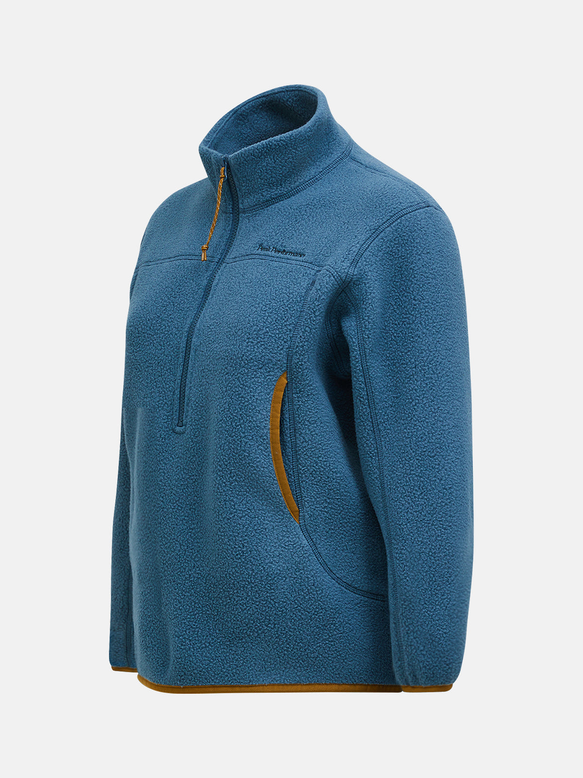 Peak Performance Fleece Half Zip Baselayer Damen blau blau Bild 2