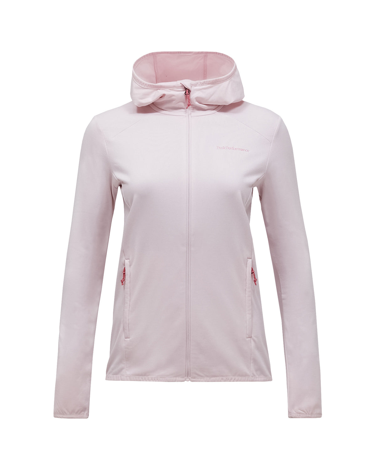 Peak Performance Light Zip Hood Damen-Fleecejacke rosa Bild 1