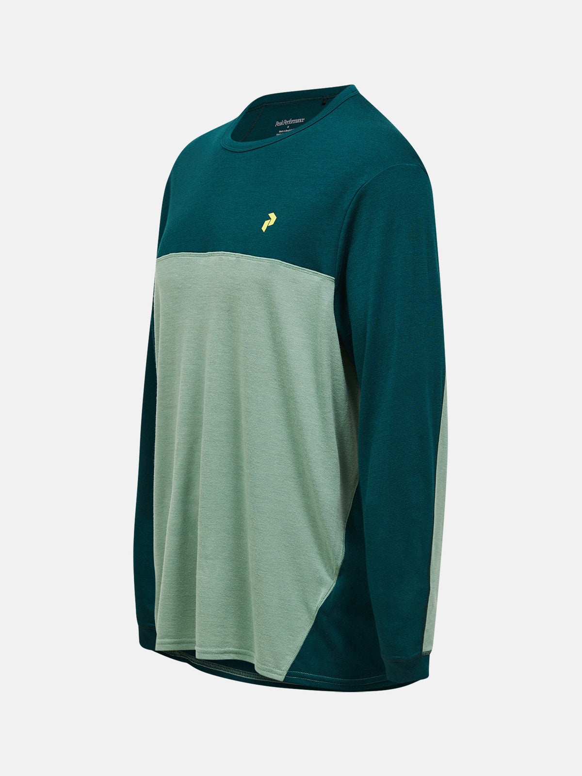 Peak Performance Trail Wool Blend Long Sleeve Baselayer Herren dunkelblau/mint dunkelblau/mint Bild 3