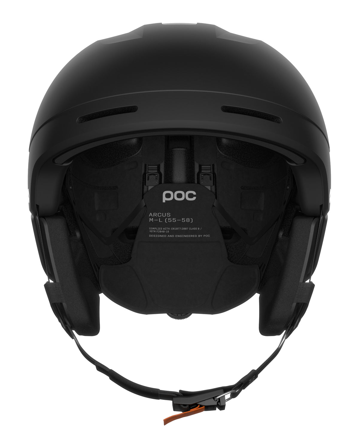 POC Arcus Unisex-Skihelm schwarz schwarz Bild 2