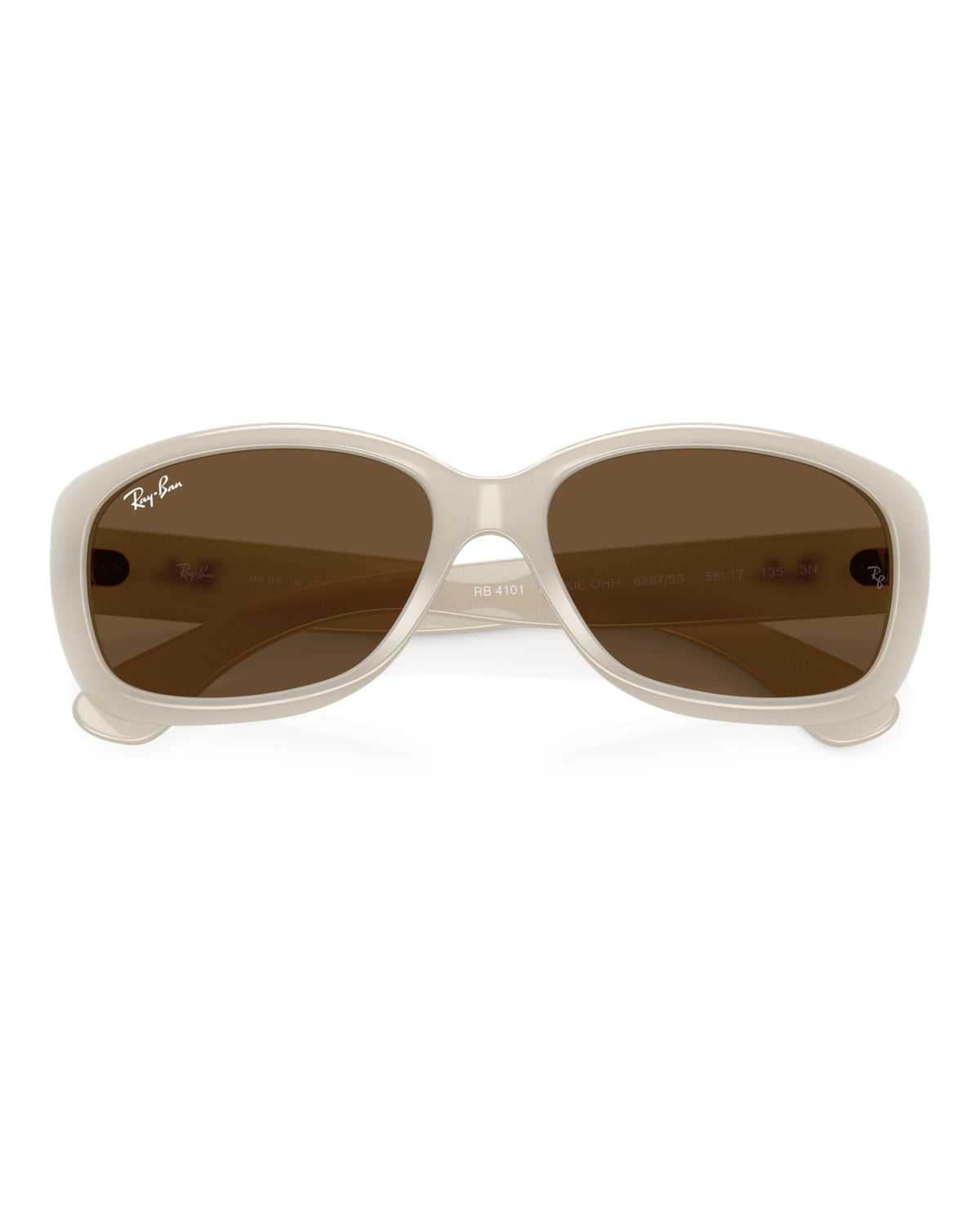 Ray-Ban Jackie Ohh RB4101 Sonnenbrille Off-White Bild 6