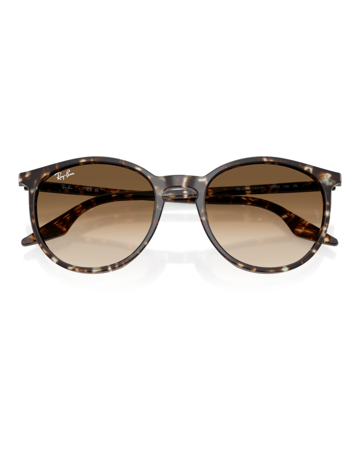 Ray-Ban RB2204 RB2204 Sonnenbrille Blaugrün gestreift / Vintage-Blau mit Verlauf Bild 18