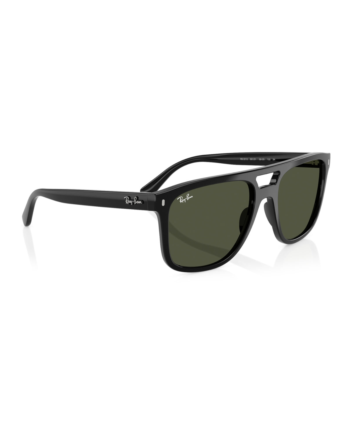 Ray-Ban RB2213 Sonnenbrille Schwarz / G-15 Grün Bild 3
