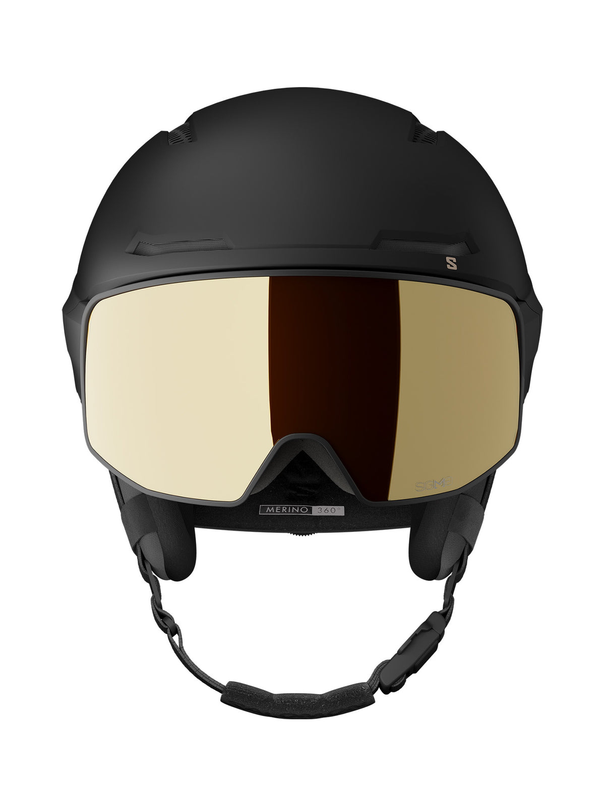 Salomon DRIVER PRIME SIGMA PLUS Unisex-Skihelm mit Visier schwarz Bild 1