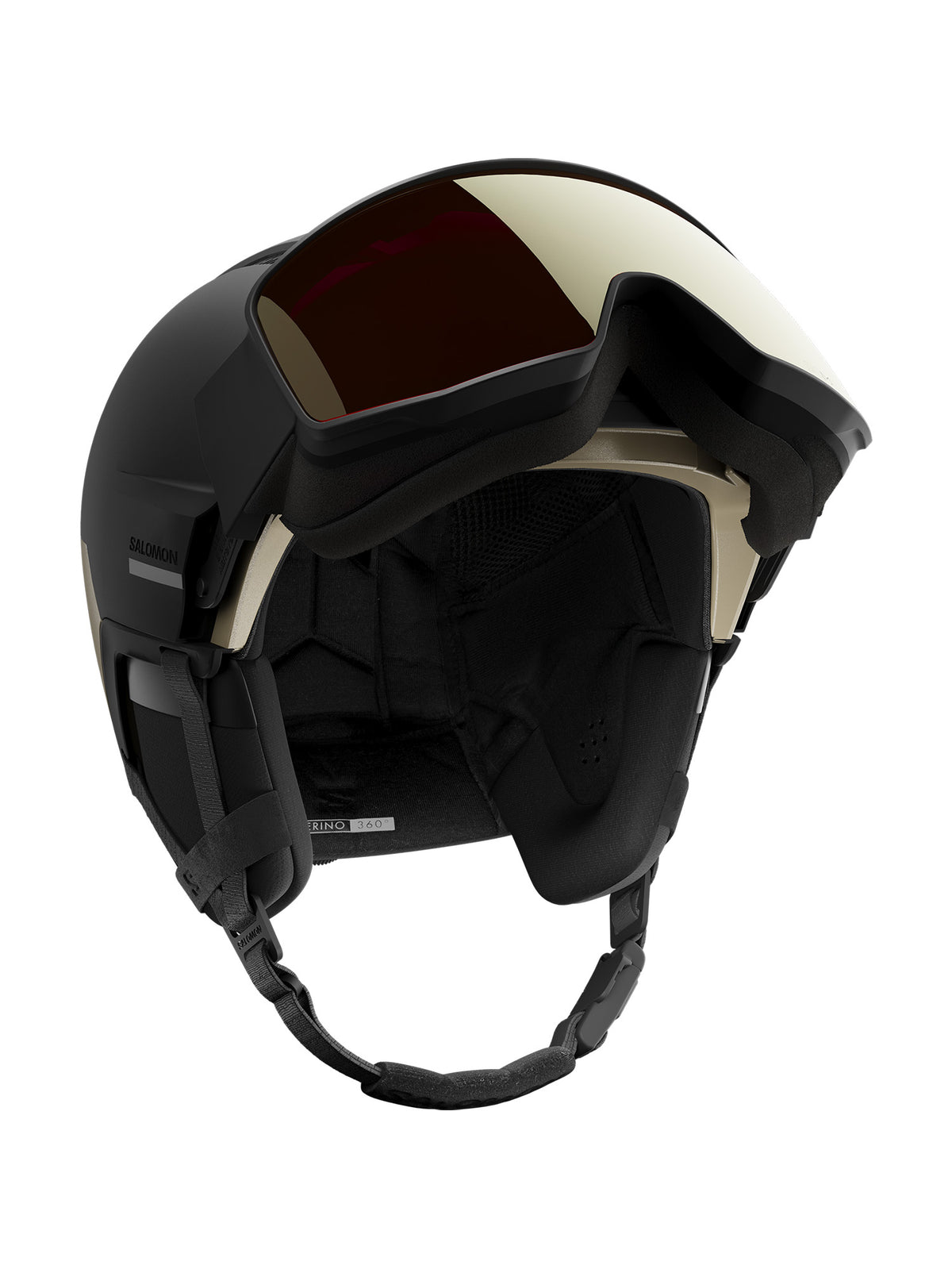 Salomon DRIVER PRIME SIGMA PLUS Unisex-Skihelm mit Visier schwarz Bild 2