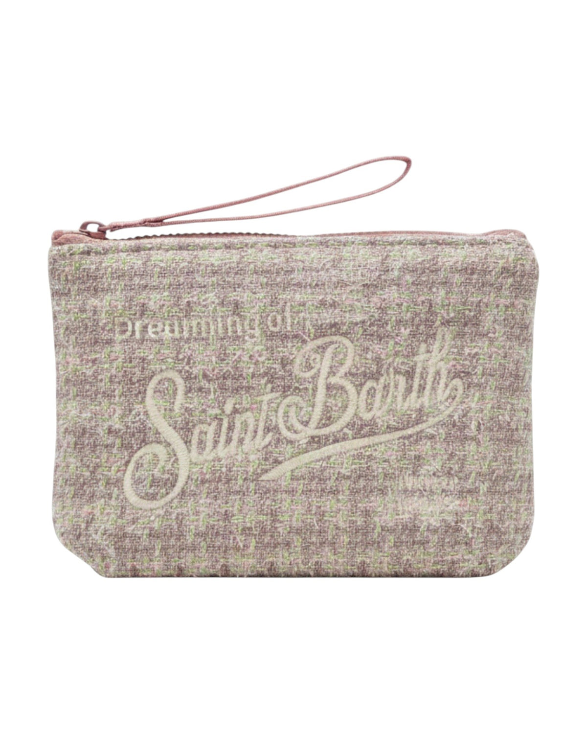 St. Barth Aline Pochette Damen-Pochette Lurex rosa Bild 1