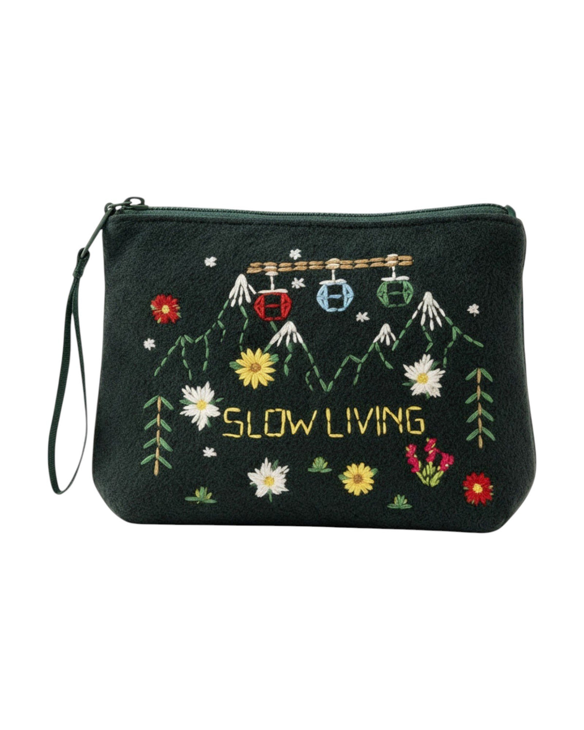 St. Barth Aline Pochette Damen-Pochette Slow Living dunkelgrün Bild 1