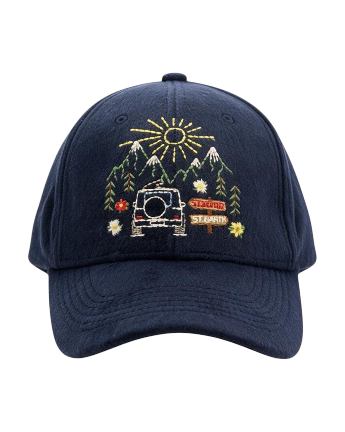 St. Barth Felt Herren-Baseballcap St. Moritz dunkelblau Bild 1