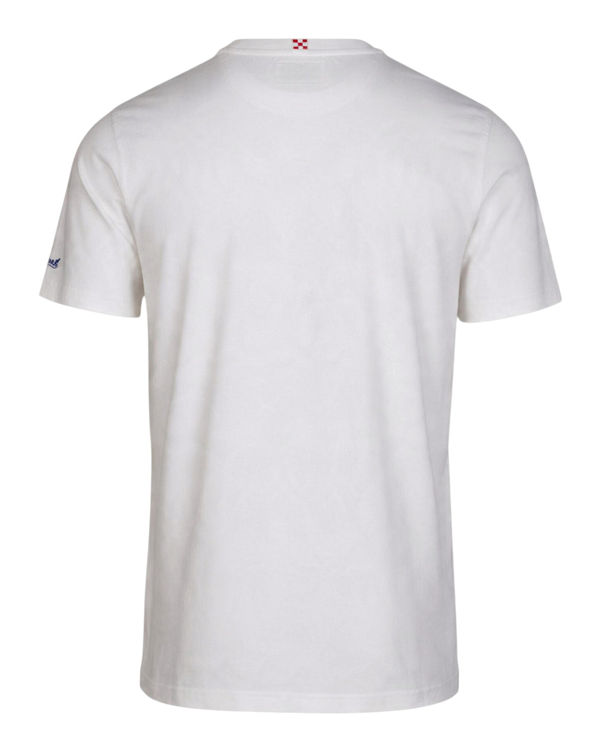 St. Barth Man T-Shirt with Embroidery Pocket T-Shirt Herren Off-White Bild 2