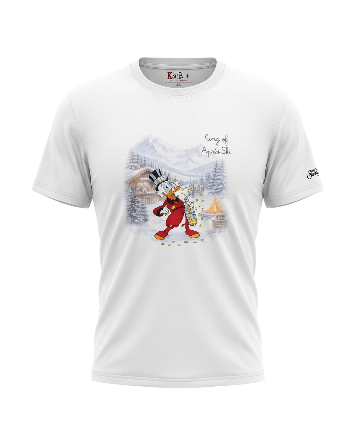 MC2 Saint Barth Arnott Warm Herren T-Shirt Scrooge Après King Off-White Off-White Bild 2