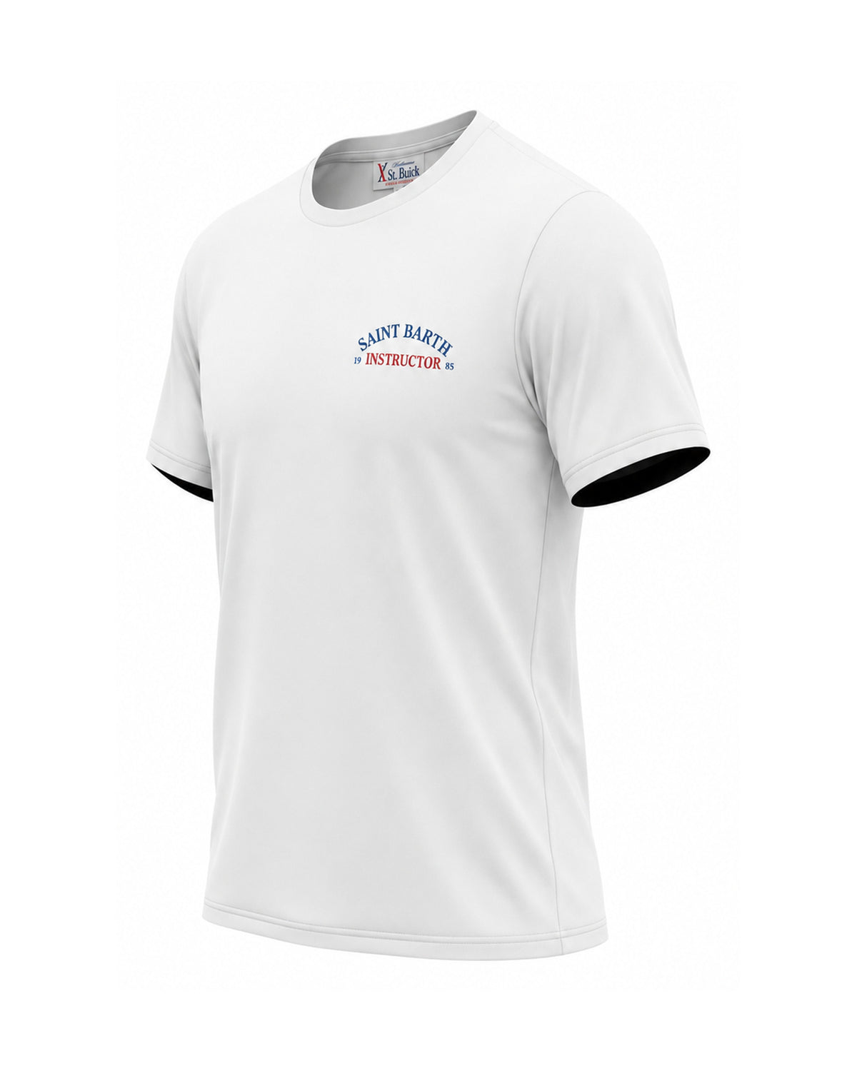 MC2 Saint Barth Delmar Herren Oversize T-Shirt St. Barth Instructor Off-White Off-White Bild 3